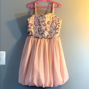 Beautiful Blush Pink Sequined Dress for girls